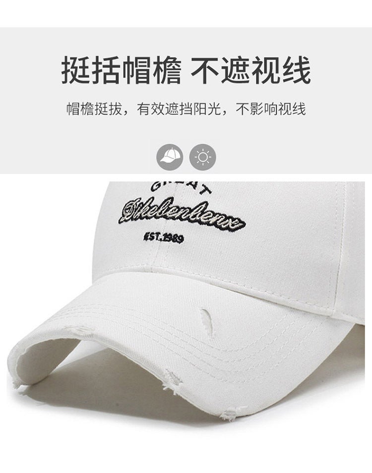 NY&LA Baseball Cap Embroidered Sports Sun Hat Cotton - Image 3