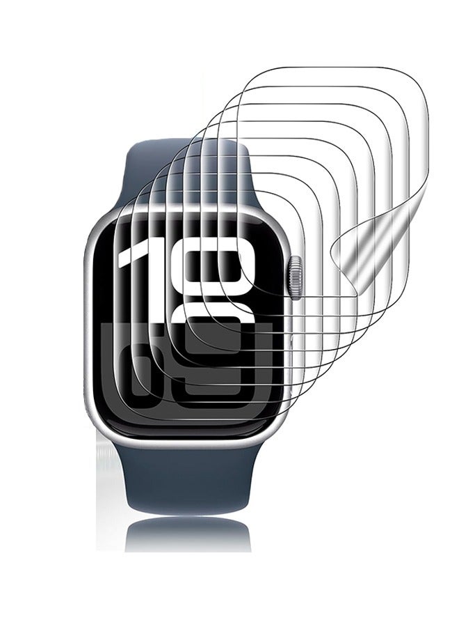 X-level 8 Pcs Apple Watch Series 10 46mm Screen Protector, TPU Screen Protector, Anti Scratch, HD Touch Sensitive, Upgrade Flexible Film for iWatch S10 46mm Clear  - Image 1