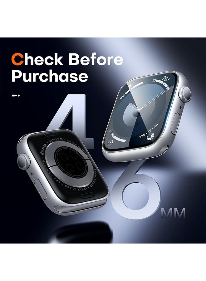 X-level 8 Pcs Apple Watch Series 10 46mm Screen Protector, TPU Screen Protector, Anti Scratch, HD Touch Sensitive, Upgrade Flexible Film for iWatch S10 46mm Clear  - Image 2