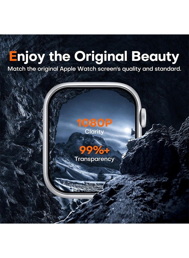 X-level 8 Pcs Apple Watch Series 10 46mm Screen Protector, TPU Screen Protector, Anti Scratch, HD Touch Sensitive, Upgrade Flexible Film for iWatch S10 46mm Clear  - Image 3