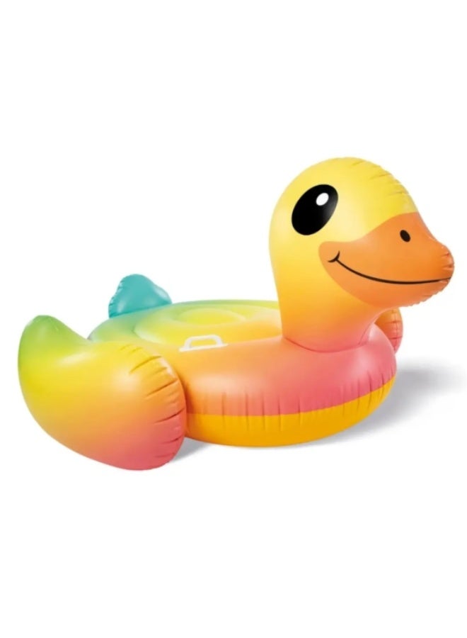 Intex Yellow Duck Ride-On Inflatable Float for Ages 3+ - Image 3