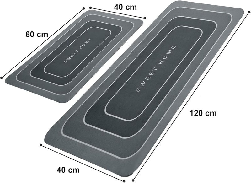 Non-Slip Bathroom and Kitchen Mat, Soft Comfortable Surface, Foot Support, Ho... - Image 2