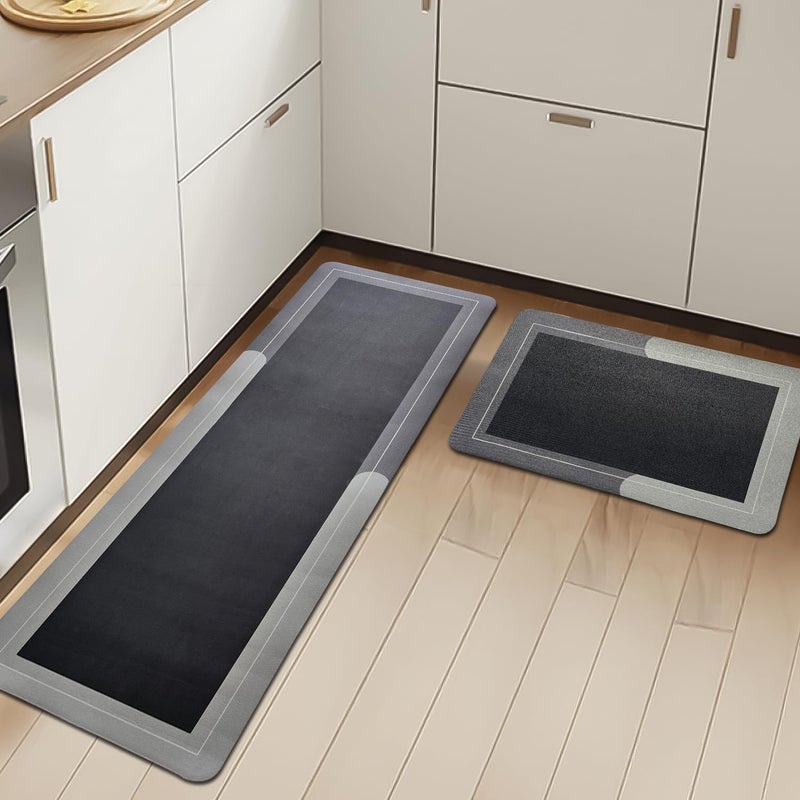 Non-Slip Bathroom and Kitchen Mat, Soft Comfortable Surface, Foot Support, Ho... - Image 1