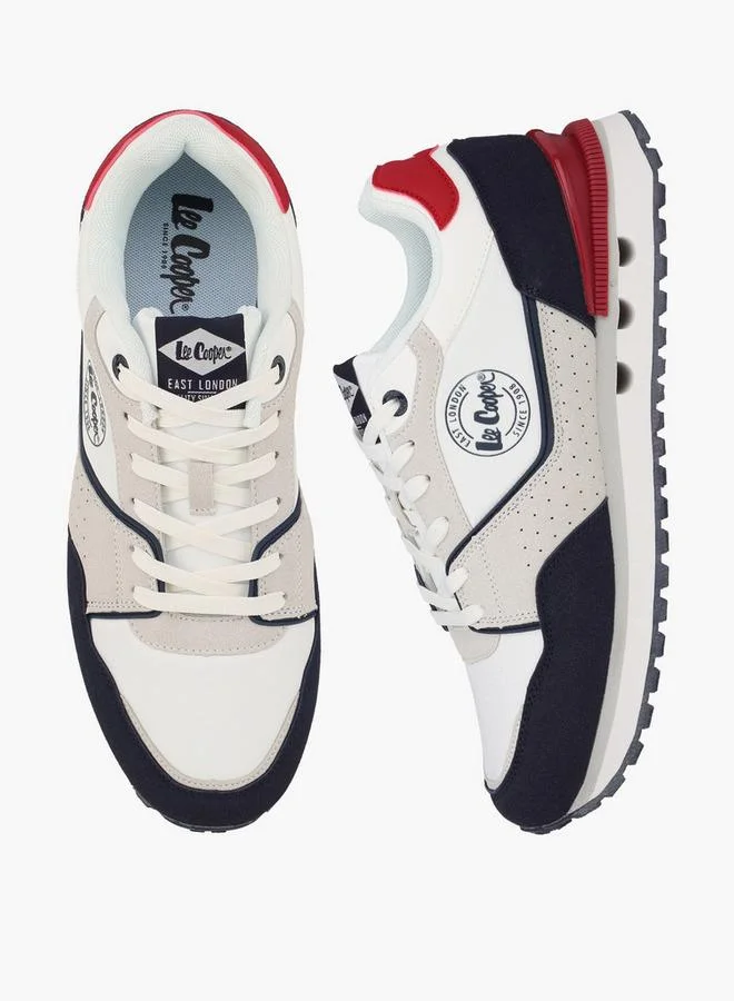 لي كوبر Men Colourblock Lace-Up Ankle Sneakers