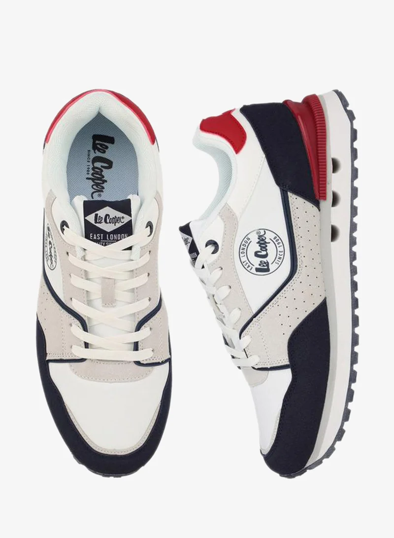 Men Colourblock Lace-Up Ankle Sneakers