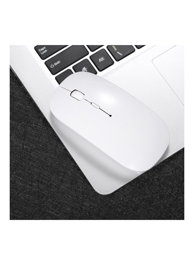 NIBEMINENT Wireless Mouse Portable White  - Image 3
