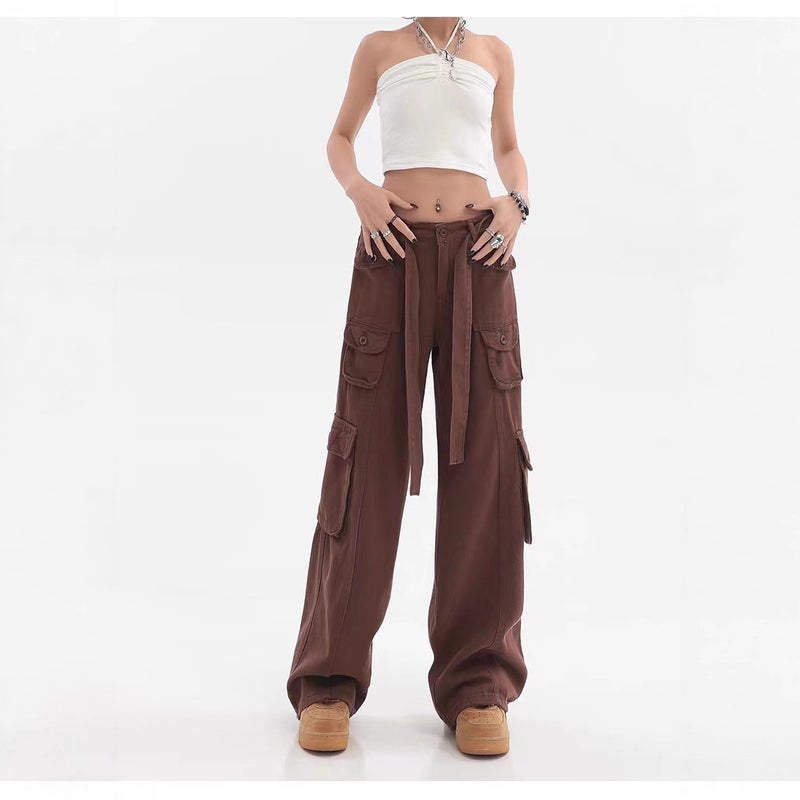Popular Slim Loose American Retro Street Overalls Straight Trousers Wide Leg Pants Casual Pants Fashion Manufacturer - Image 4