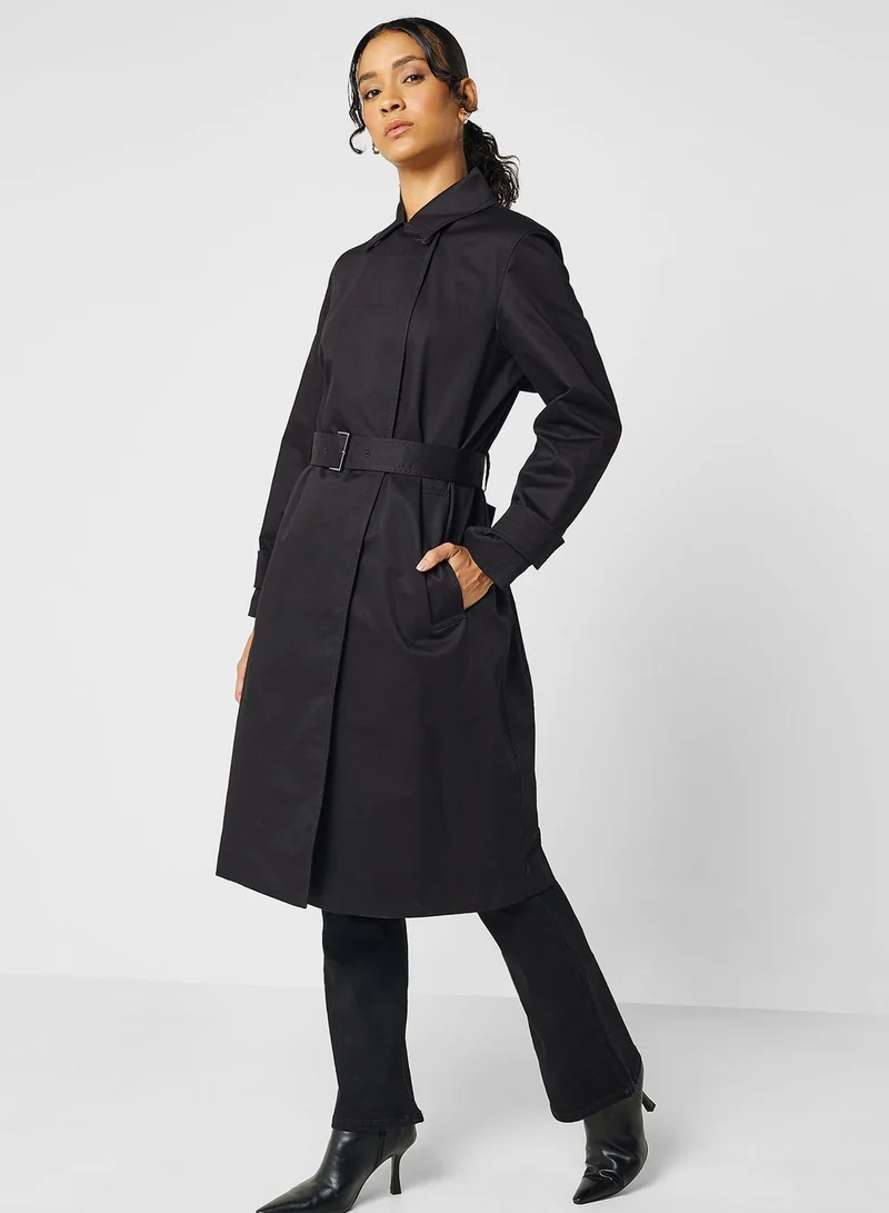 CALVIN KLEIN Longline Trench Coat