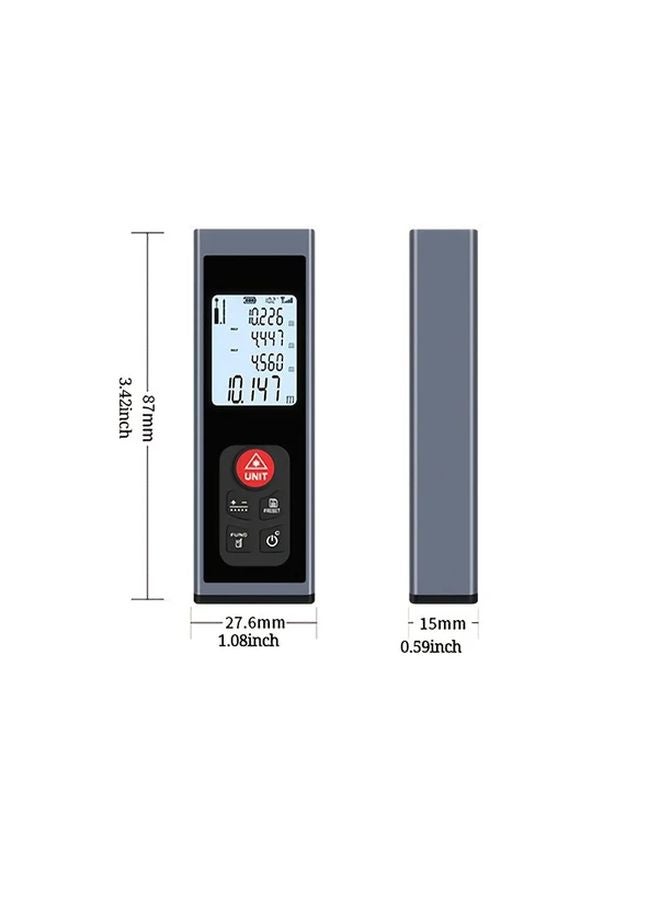 Professional Laser Rangefinder 131FT USB Charging Aluminum Alloy Construction Surveying - Image 4