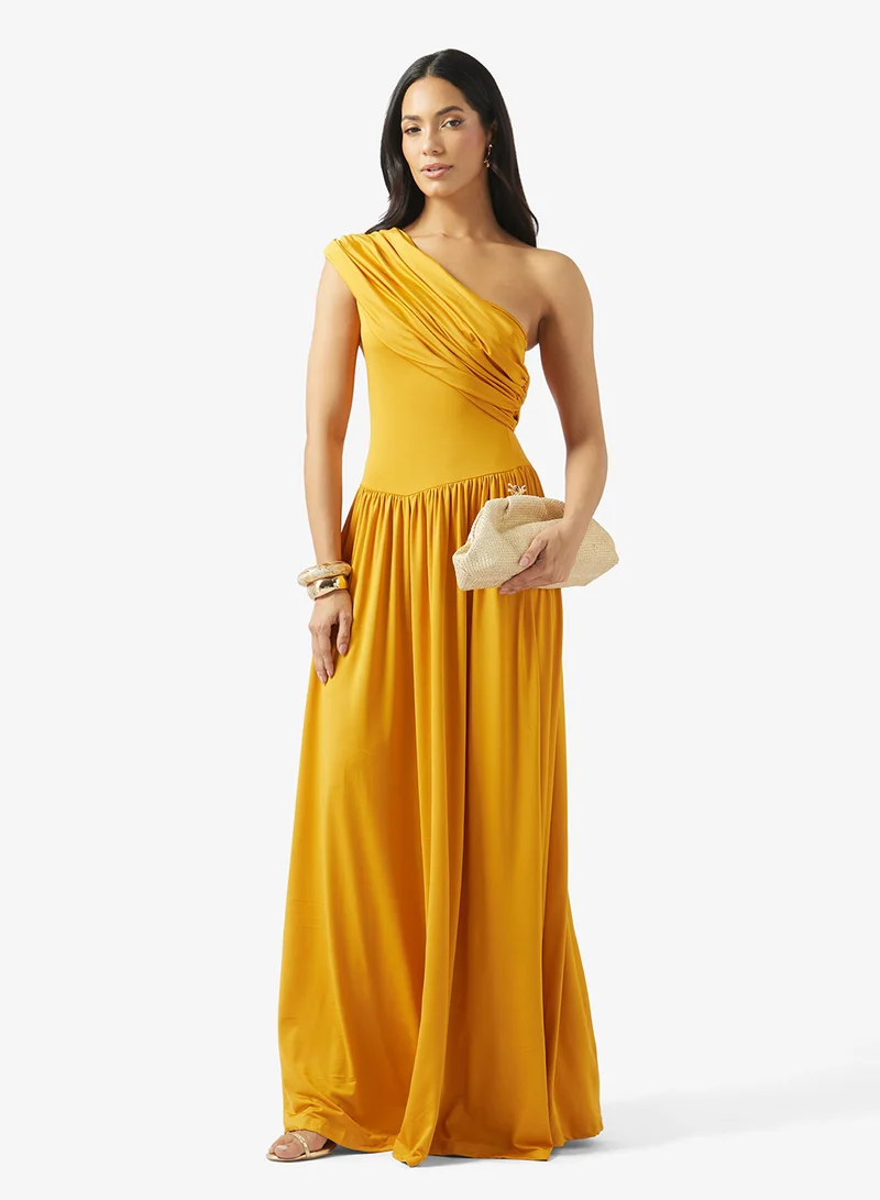 Ella  Draped A-line Dress for Women | Best Price UAE