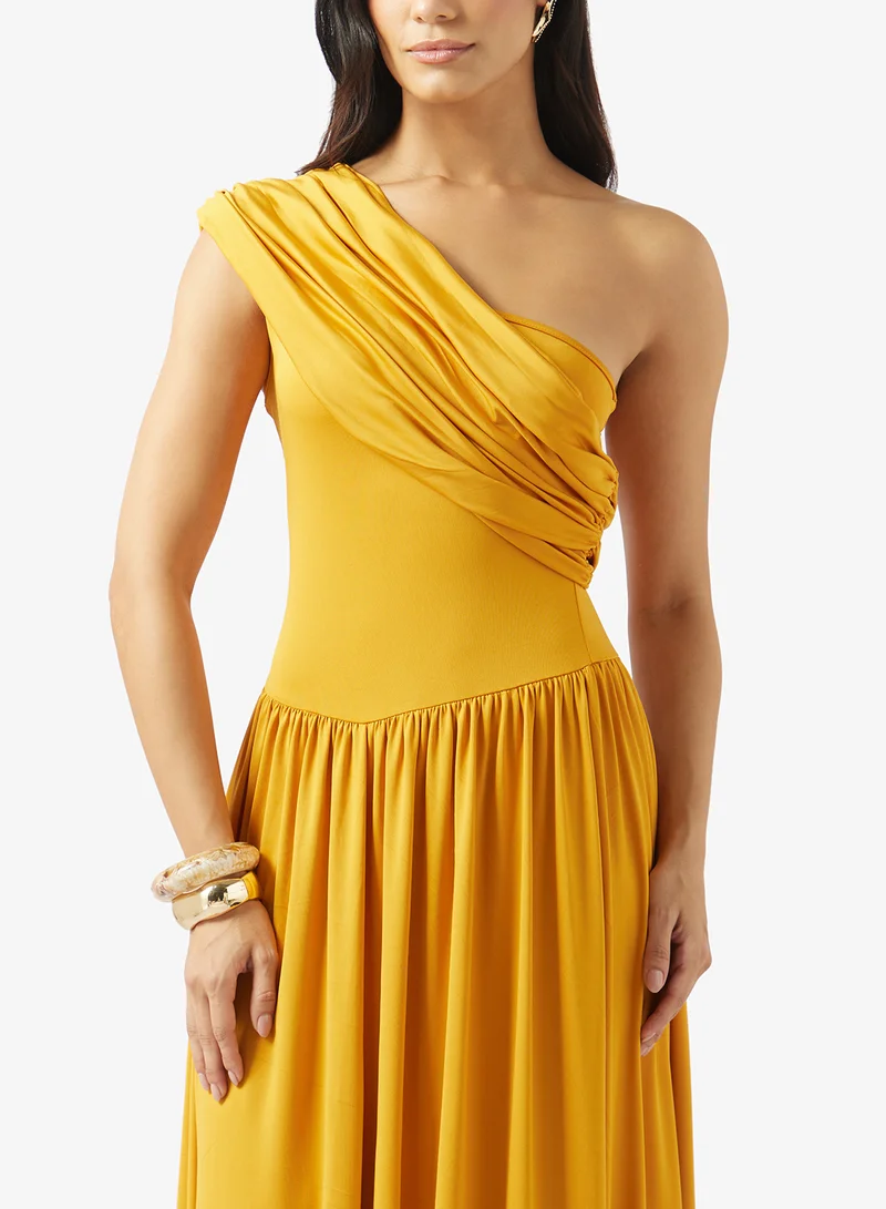 Ella  Draped A-line Dress for Women | Best Price UAE