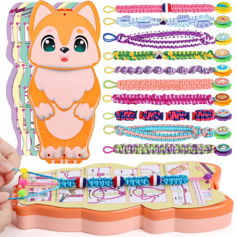 FUNiOi Bracelet Making Kit for Girls 810 12 Year Old DIY Friendship Bracelets Crafts Toys for Kids Ages 6 7 Cool Birthday Gift Idea Cute Squirrel Appearance Bracelet String Maker - Image 2