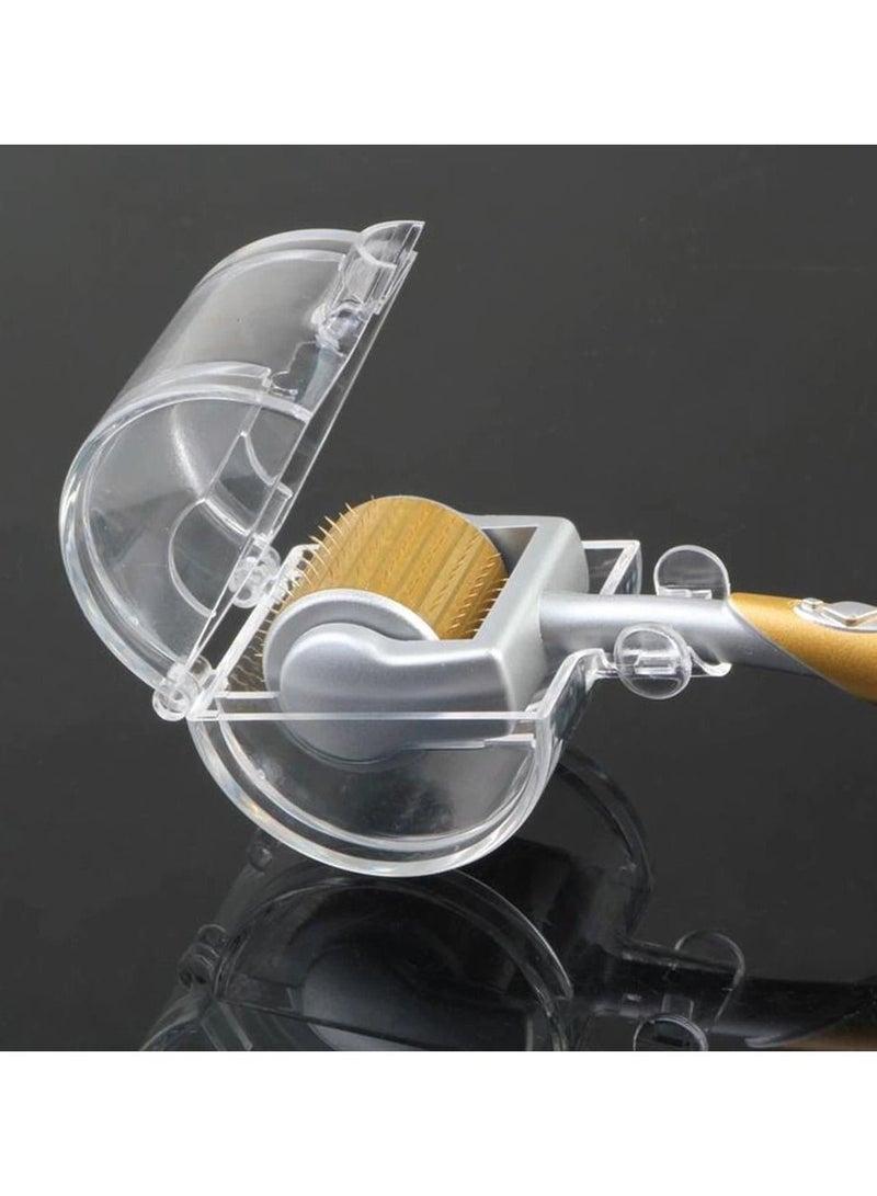 DubaiGallery ZGTS Professional Gold Plated 192 Needles Titanium Alloy Derma Roller, Gold - Image 2