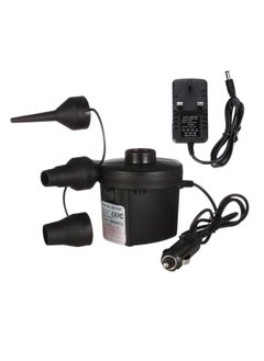 ECVV Electric Air Pump for Mattress/Inflatables, Portable Quick-Fill Air Pump with 3 Nozzles, Inflator Deflator for Outdoor Camping, Air Bed, Pool Toy  - Image 1