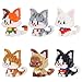 Geniteen Mini Cat Building Block Sets 6 Styles Cute Cat Model Micro Building Blocks Mini Animal Building Blocks Toys Party Favors for Teens - Image 2