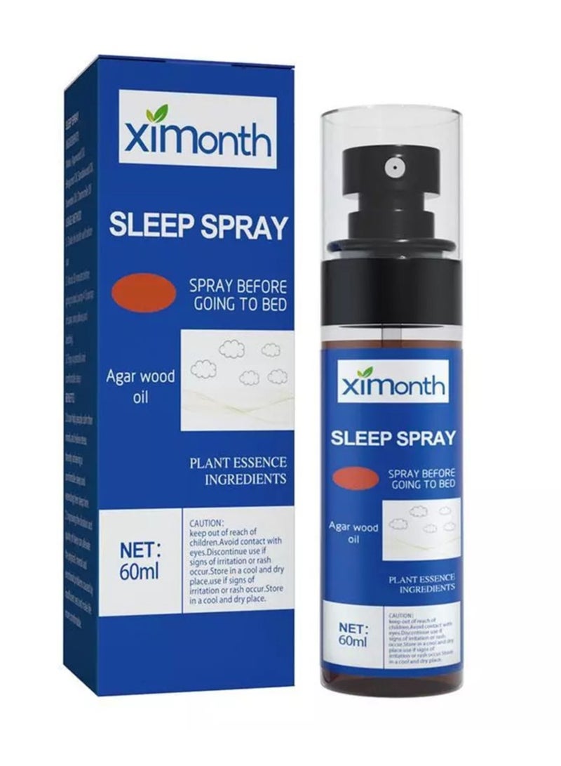 ximonth Deep Sleep Spray Improve Sleep Quality Stress Anxiety Headache Relief Insomnia Treatment Aromatherapy Nighttime Sleep Aids Spray - Image 1