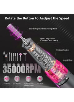 Electric Nail Drill Professional,35000Rpm Rechargeable Nail Drill Machine With Led Display,Portable Electric Nail File Efile Nail Drill For Salon Home Nail Drill Kits - pzsku/ZFD1D7677499D1591A6B0Z/45/_/1730892767/084e68ba-50bb-46da-a54c-56bb78620459