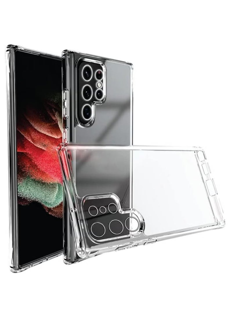 Generic Anti Shock Silicon TPU Cover for Samsung Galaxy S22 Ultra 5G Clear 