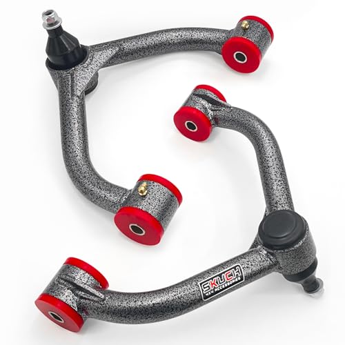 SKUCH 4X4 ACCESSORIES Front Upper Control Arms for 2011-2019 Chevy Silverado 2500HD 3500HD，2011-2019 GMC Sierra 2500HD 3500HD，2-4" Lift PU Bushing Suspension Control Arm, Replacement OEM Factory Suspension Arm, 2PC - Image 1