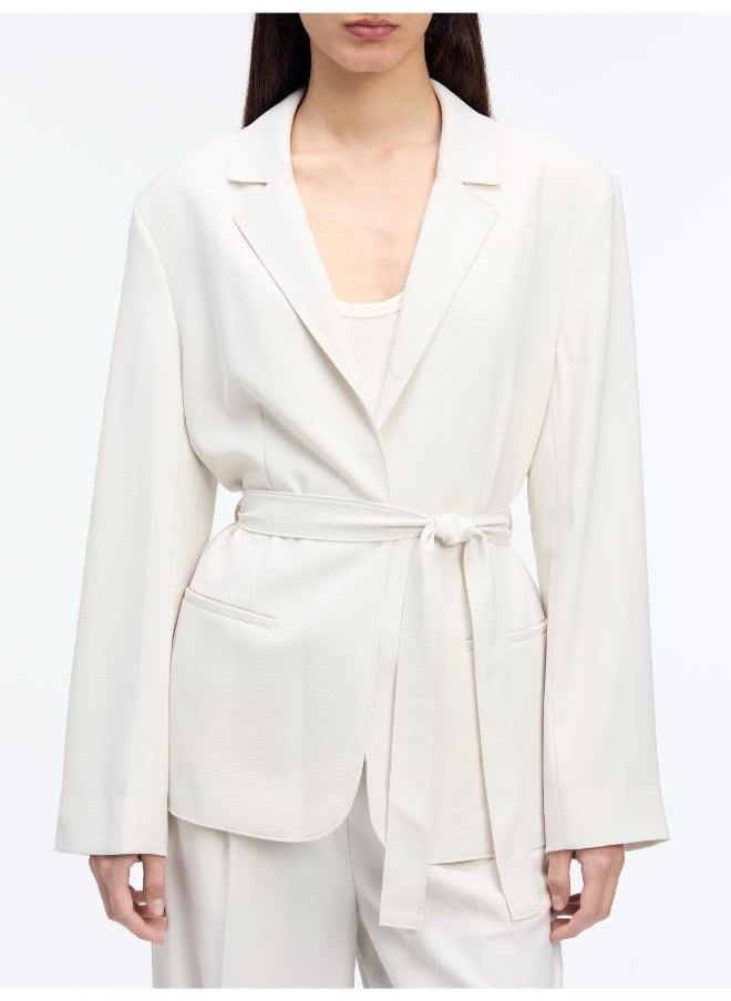 CALVIN KLEIN Belted Tailored Blazer  - Image 1
