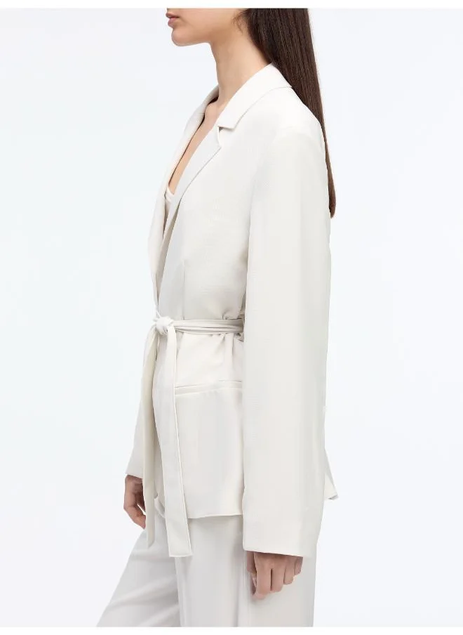 CALVIN KLEIN Belted Tailored Blazer