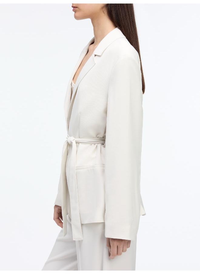CALVIN KLEIN Belted Tailored Blazer  - Image 3