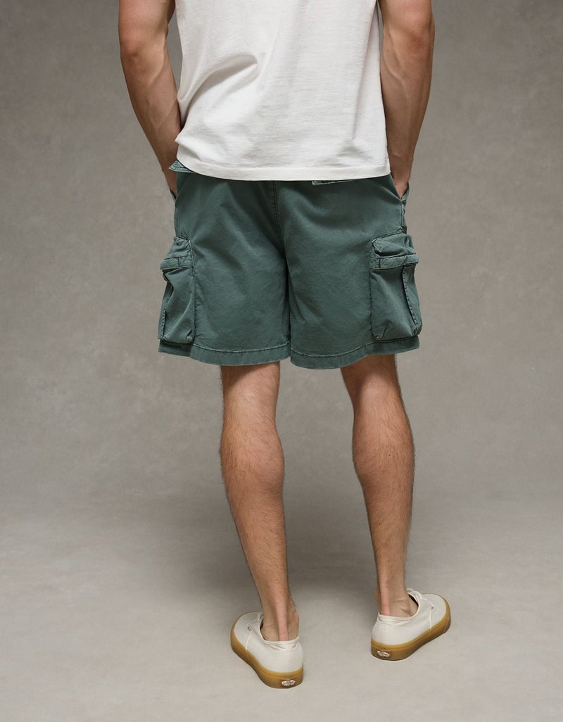 American Eagle AE 6.5" Flex Lived-In Pull-On Cargo Short - Image 2