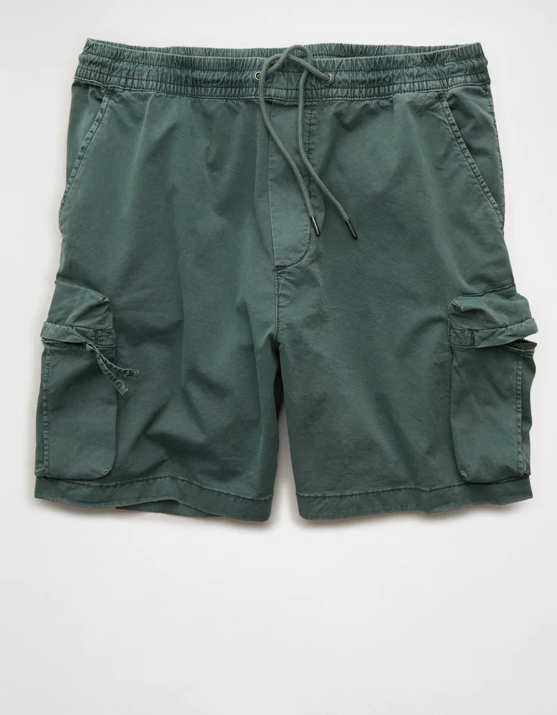 American Eagle  AE 6.5" Flex Lived-In Pull-On Cargo Short for Men | Best Price UAE