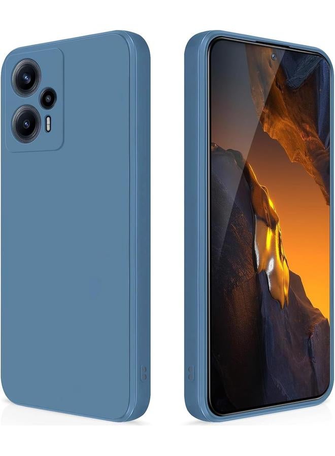 erorex Silicone Phone Case For Xiaomi Poco F5 Redmi Note12 Turbo Phone Case Soft Slim Silicone Protective Case Cover With Microfiber Lining Shockproof Phone Cover For Xiaomi Poco F5 Blue - Image 1