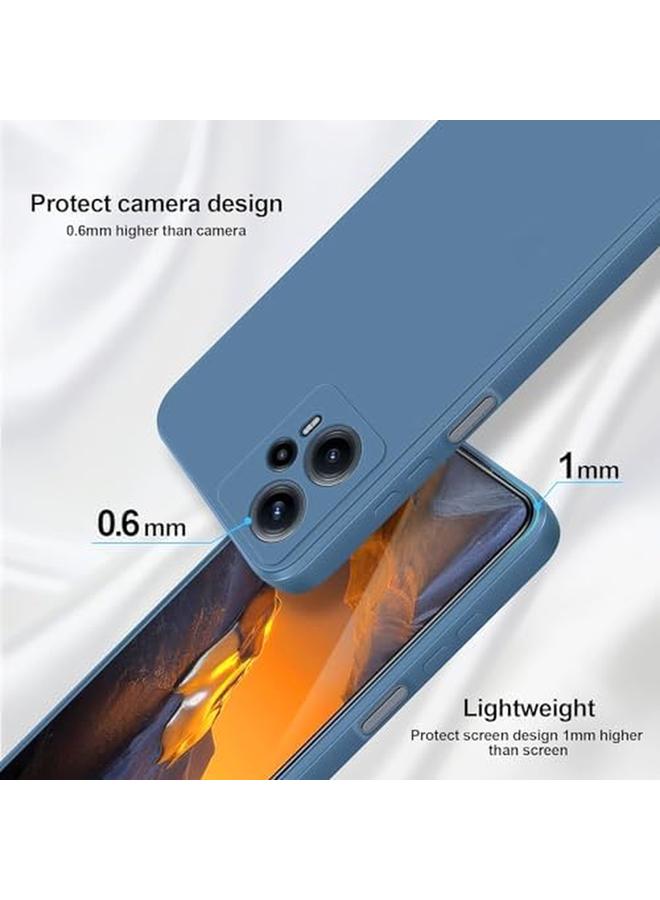erorex Silicone Phone Case For Xiaomi Poco F5 Redmi Note12 Turbo Phone Case Soft Slim Silicone Protective Case Cover With Microfiber Lining Shockproof Phone Cover For Xiaomi Poco F5 Blue - Image 3