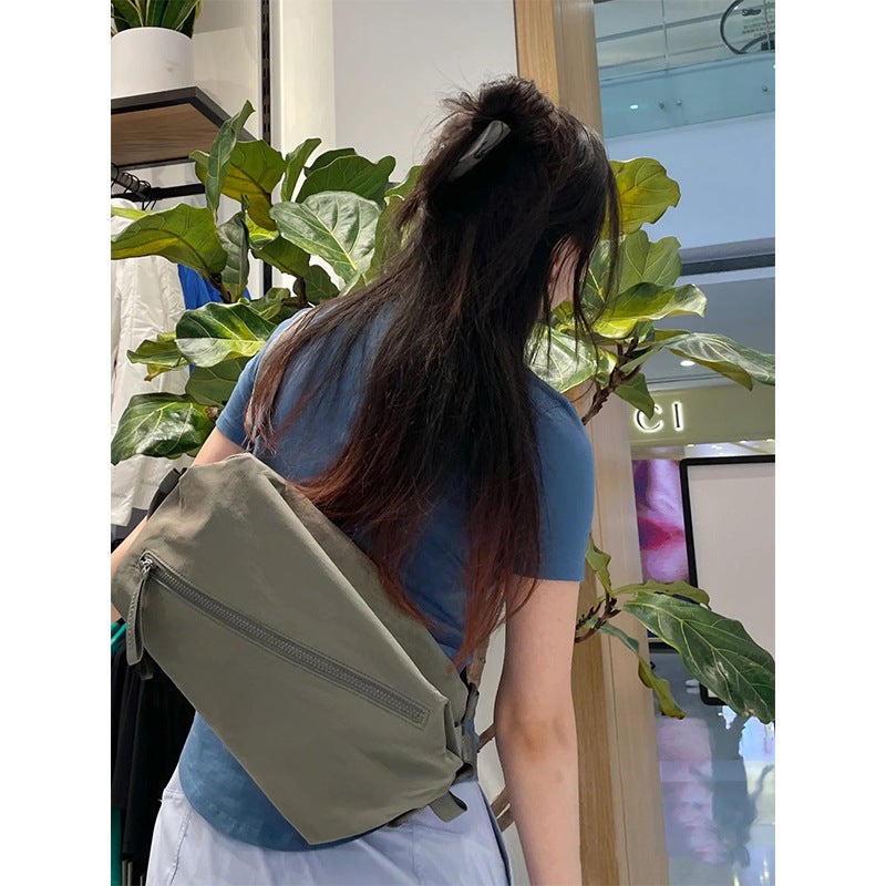 KUYING New Backpack Fast Track2.0 Yoga Sports Mens and Womens Fitness Handbag Womens Crossbody Backpack Sage green