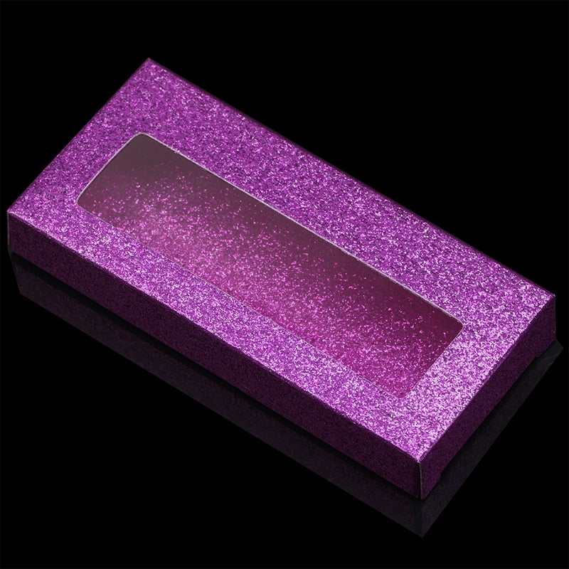 Colored Eyelash Box Large Holder Universal Glitter Colorful Box 25Mm Long Eyelash Box Multi-Colorful Spot Eyelash Packaging Box - Image 1