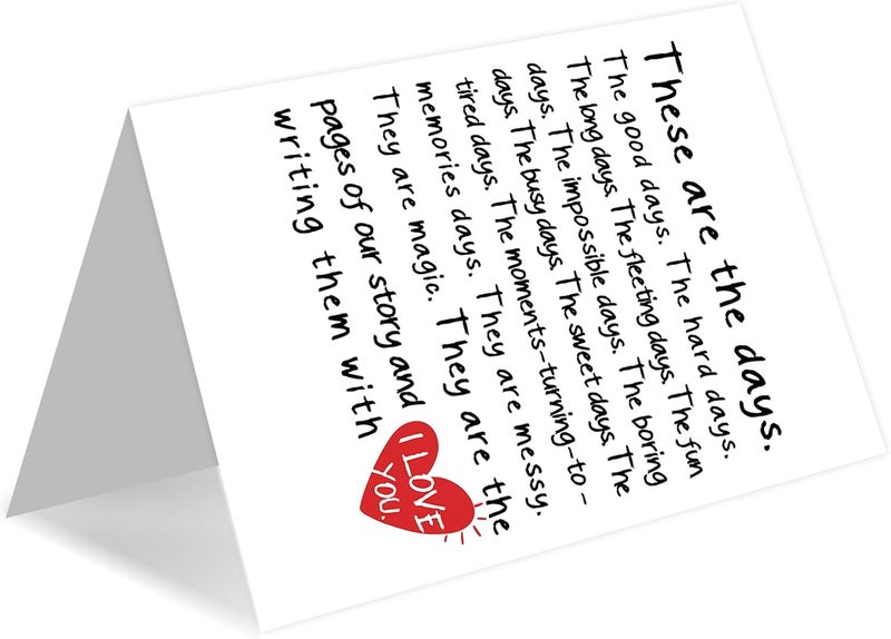 HEJOYN Fathers Day Card Gifts from Wife, Happy Father's Day Card Gifts for Husband, Fathers Day Gift, Funny Father's Day Cards, Love Cards - Image 5