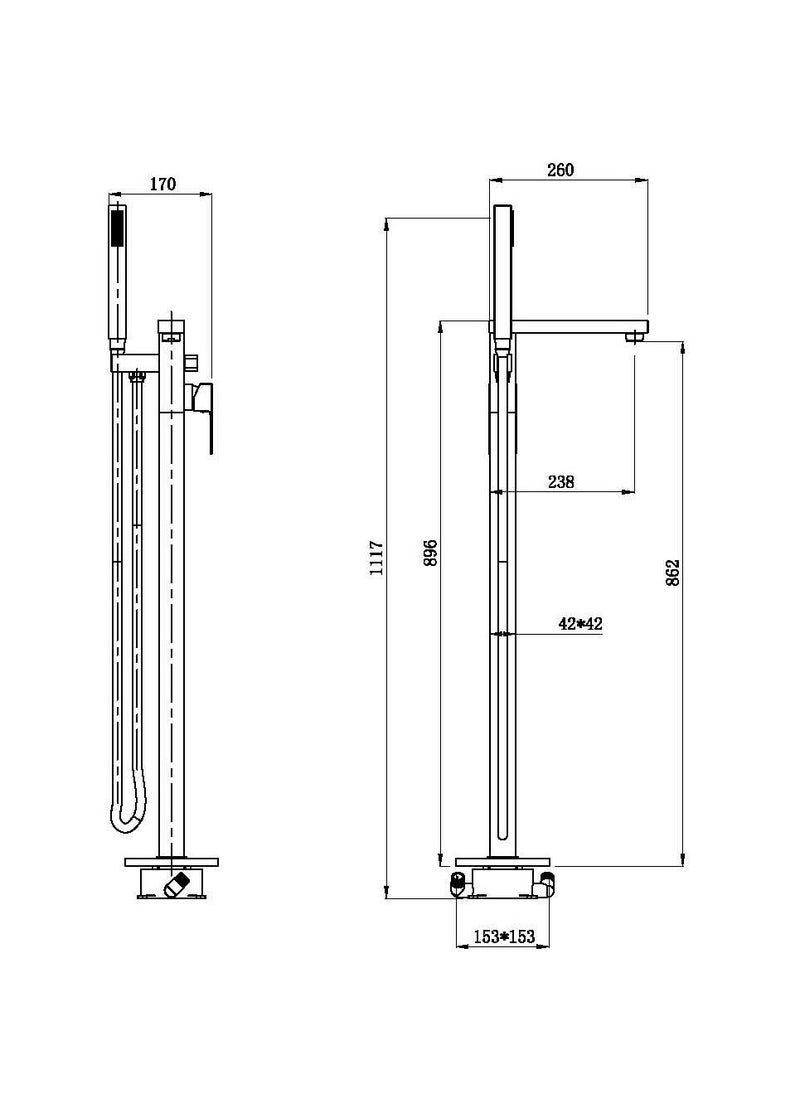 HESANIT Infinity Floor Standing Bath Shower Mixer Matt Black - 80023MB - pzsku/ZFD1DA97B71F9A0EEA74CZ/45/_/1709642689/707bf546-0ac9-4daa-a0cf-f6b92d63a233