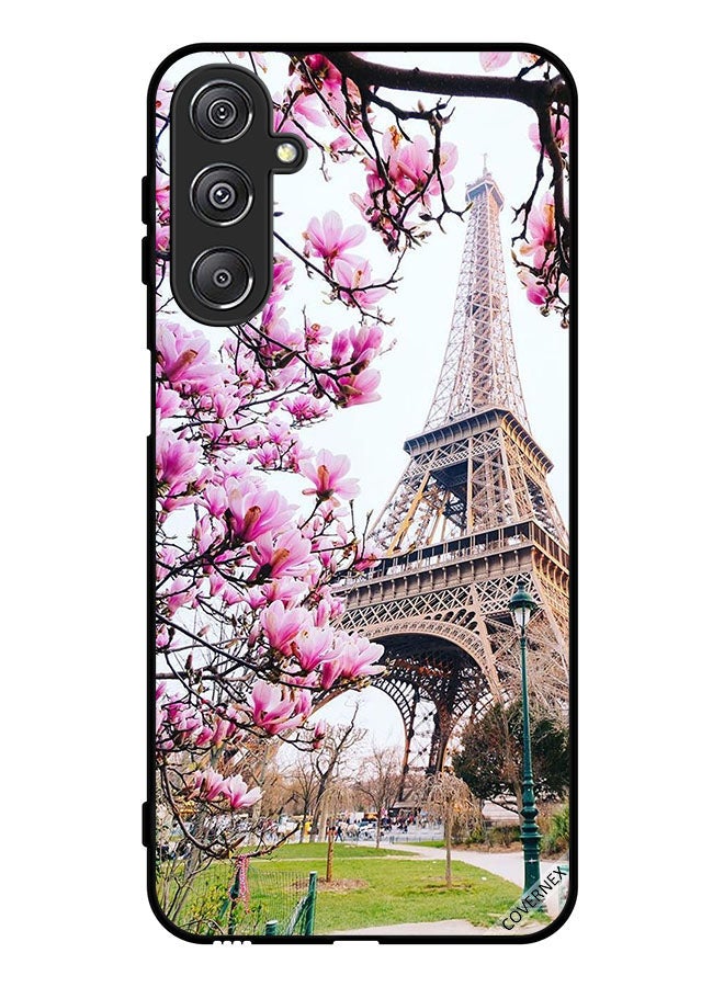 Covernex غطاء حماية لجهاز سامسونج جالاكسي M34 5G زهور وبرج إيفل - Image 1