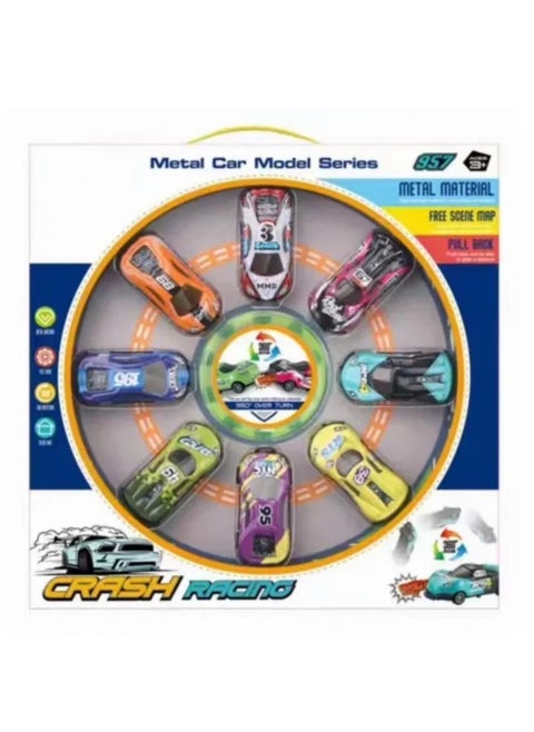 A set of mini race cars, each designed for speed and magical power