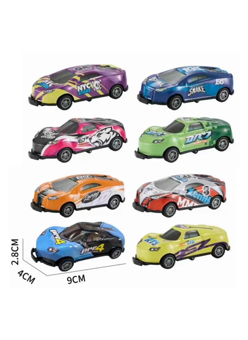 A set of mini race cars, each designed for speed and magical power