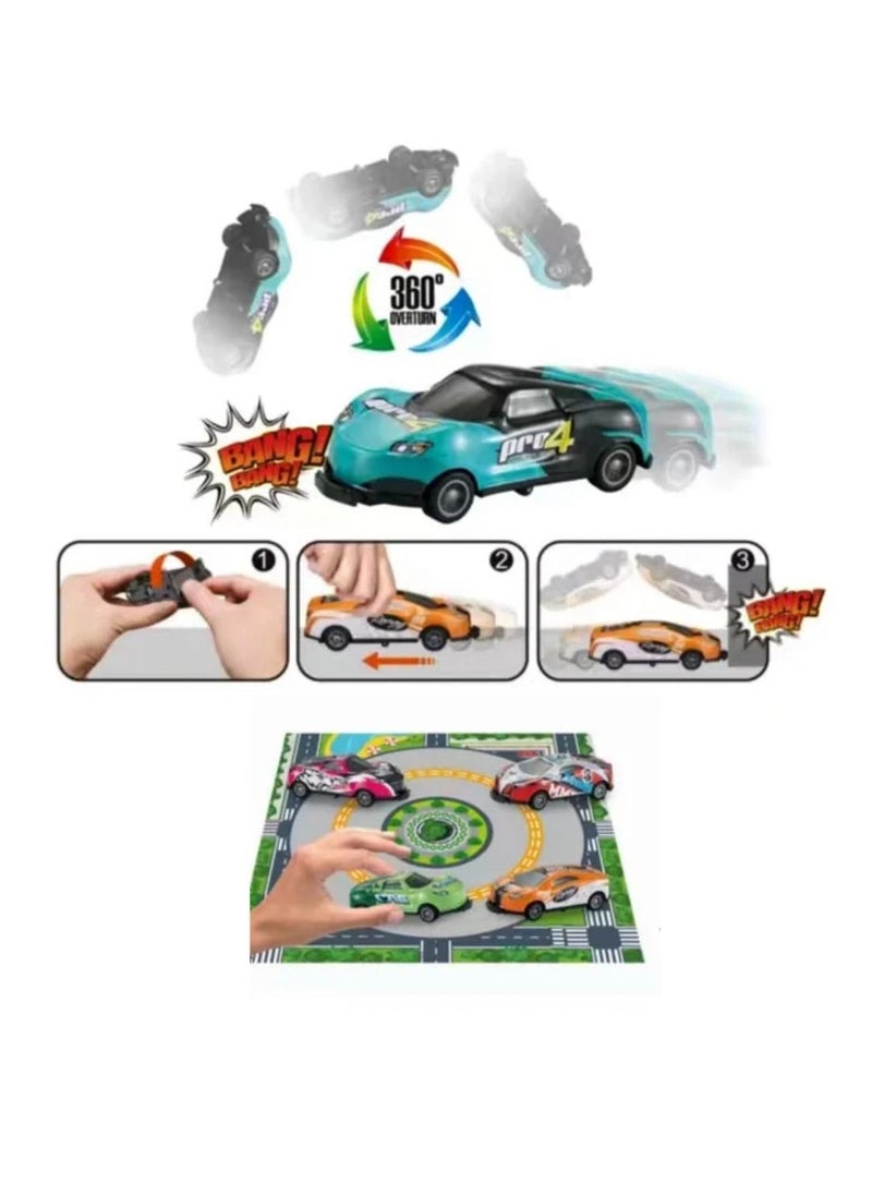 A set of mini race cars, each designed for speed and magical power