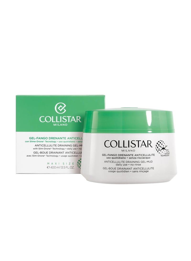COLLISTAR Collistar Gel-mud Draining Anti-cellulite, Unpublished gel-fango texture, has a targeted anti-cellulite, slimming and draining, Contains escin and white mud, Without rinsing, 400 ml  - Image 2