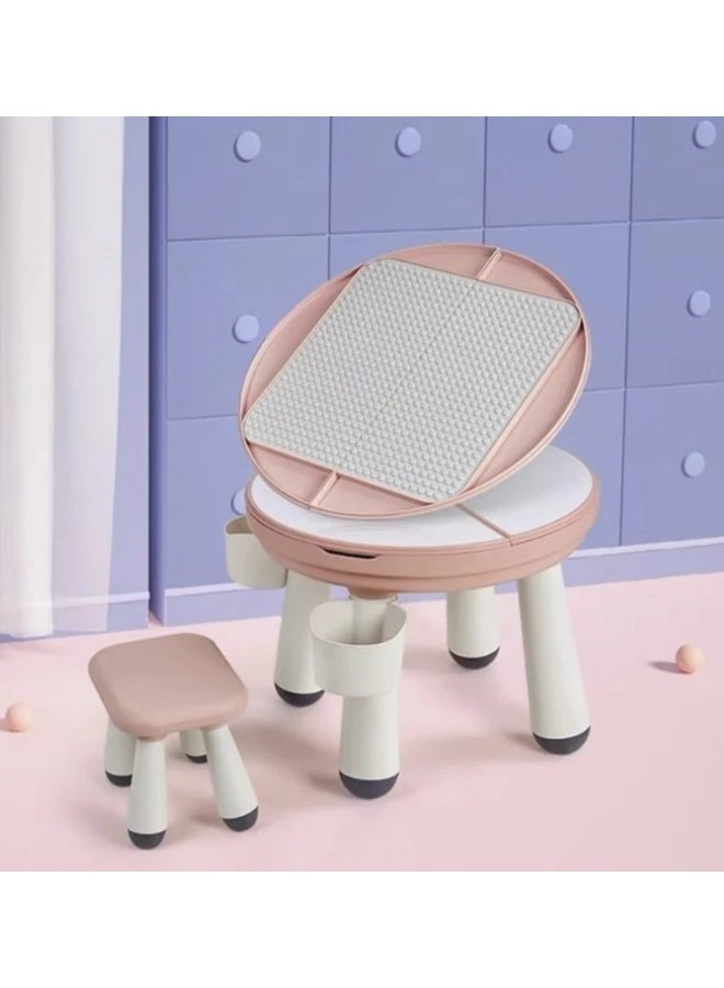 مجموعة طاولة الأطفال مع كرسي للأطفال قابل لتعديل الطول - Image 5