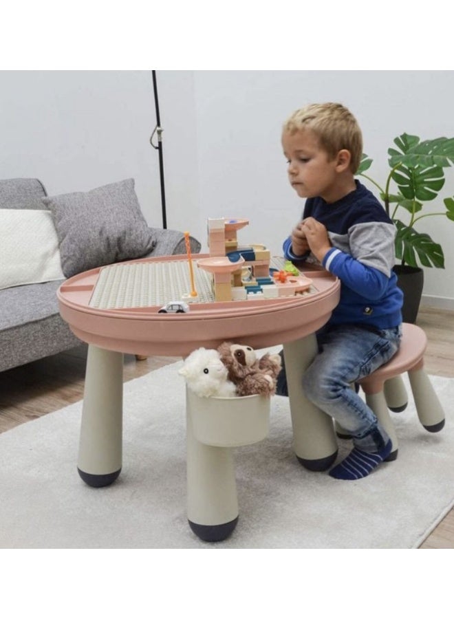 مجموعة طاولة الأطفال مع كرسي للأطفال قابل لتعديل الطول - Image 4