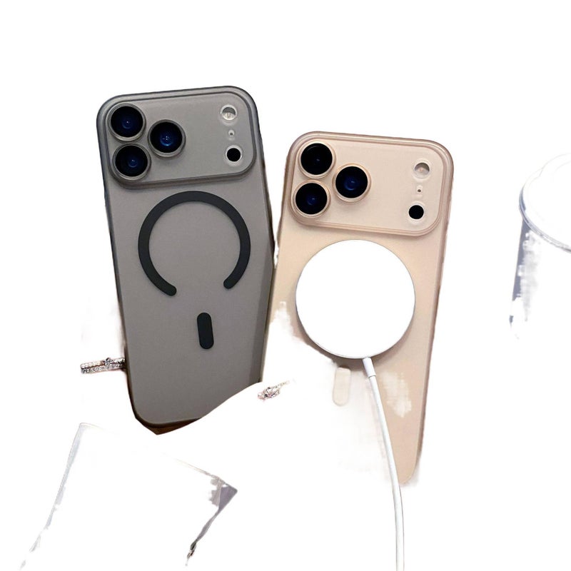 غطاء MagSafe بPC لـ iPhone 11 مع مقاوم لبصمات الأصابع ومغناطيس قوي مع تغطية كاملة مع ملمس جليدي ناعم باللون بنفسجي مغناطيسي باللون البنفسجي - Image 3
