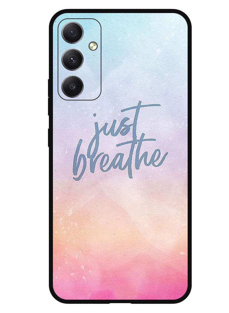 Theodor Protective Case Anti Scratch Shock Proof Bumper Cover For Samsung Galaxy F14 Just Breathe - Image 1