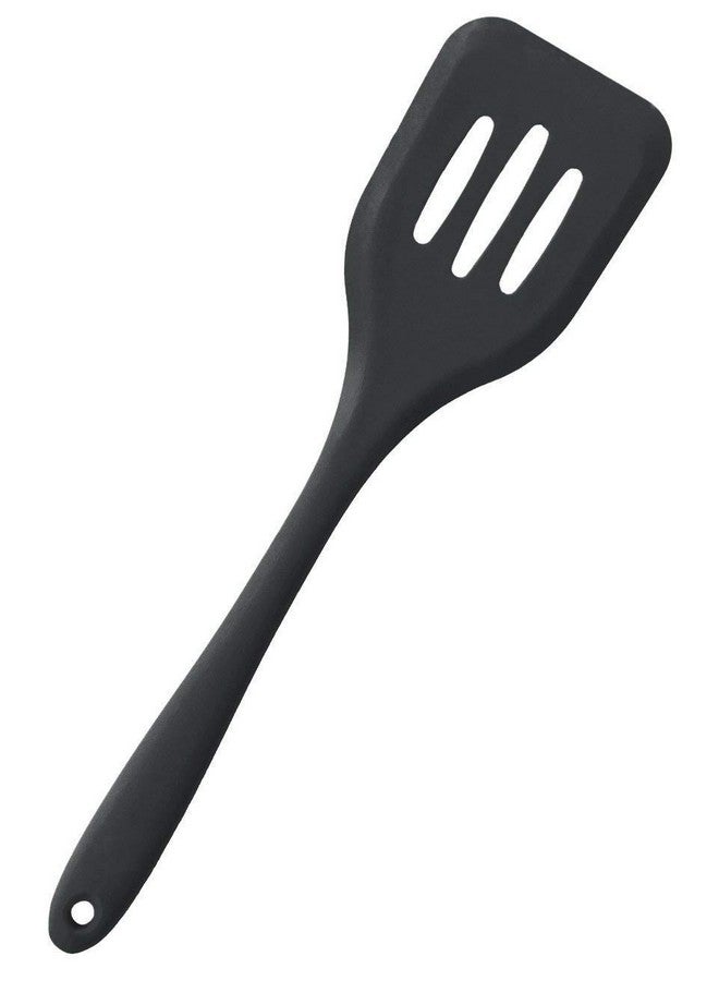 P-Plus International Silicone Turner Spatula | Non Stick & Dosa Spatula Set (Black, 30CM) - Image 1