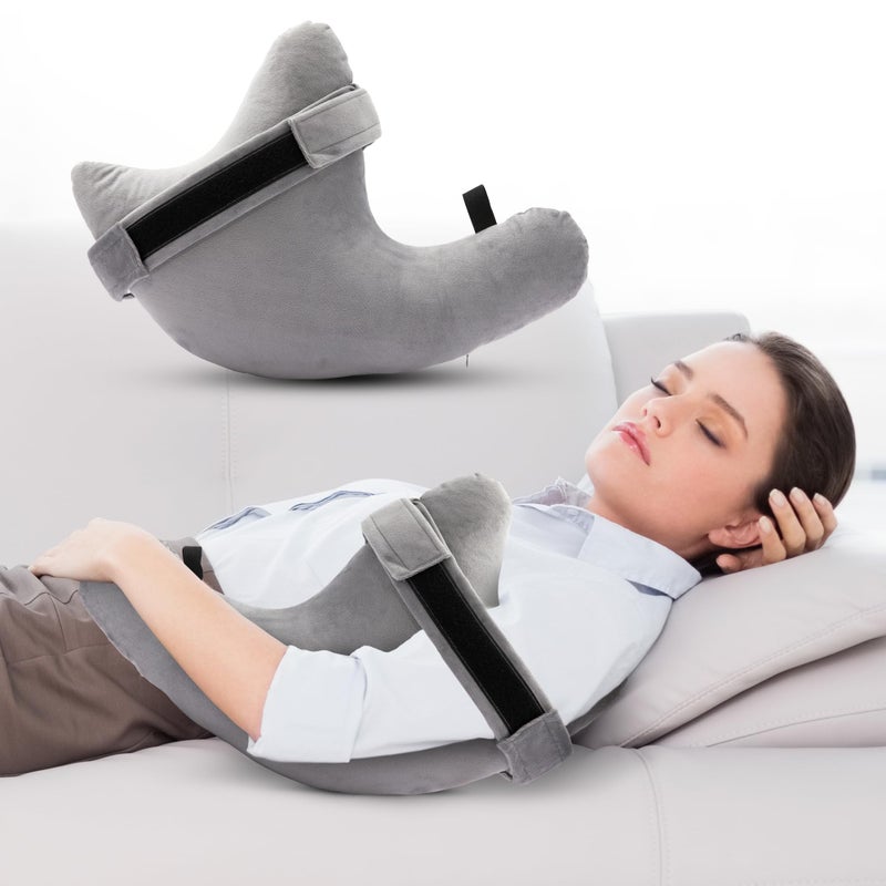 Cheer Collection Rotator Cuff Pillow with Strap â€“ Shoulder Surgery Recovery Pillow for Side Sleepers, Arm Support Cushion for Rotator Cuff Injury & Post Surgery Comfort - Image 1