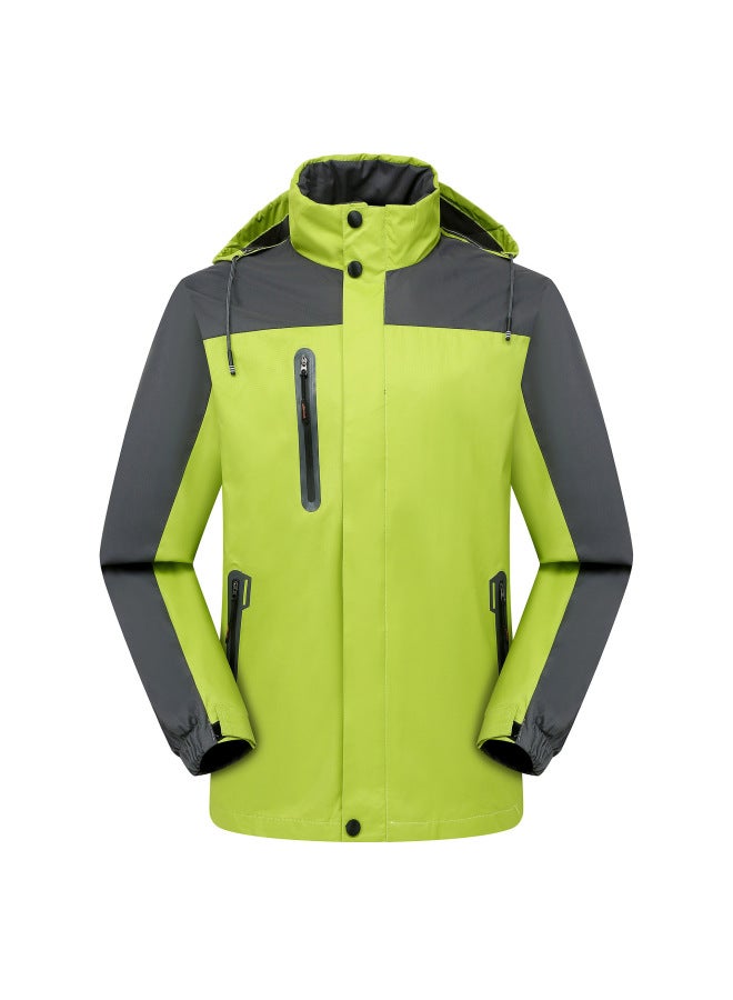 Windproof Red Outdoor Workwear Uniform Jacket Detachable Fleece 3-in-1 Windbreaker Customizable