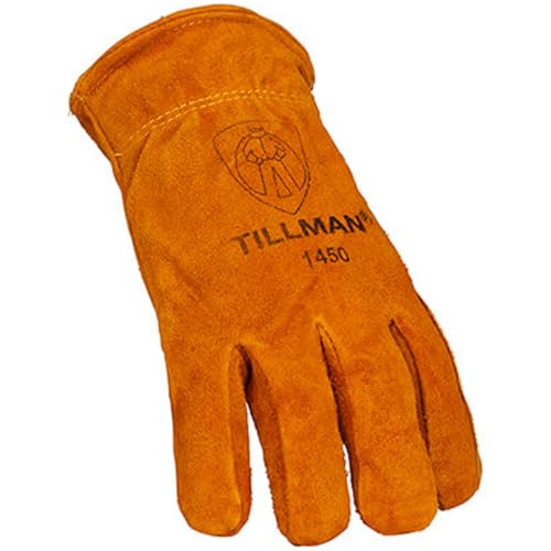 Tillman 1450 Split Cowhide Pile Lined Winter Gloves X-Large, Gold - Image 2