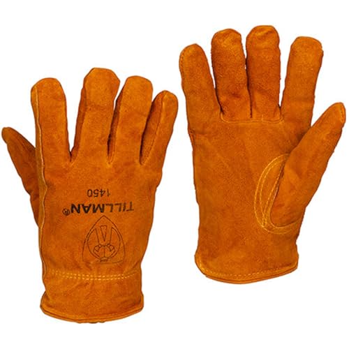 Tillman 1450 Split Cowhide Pile Lined Winter Gloves X-Large, Gold - Image 1