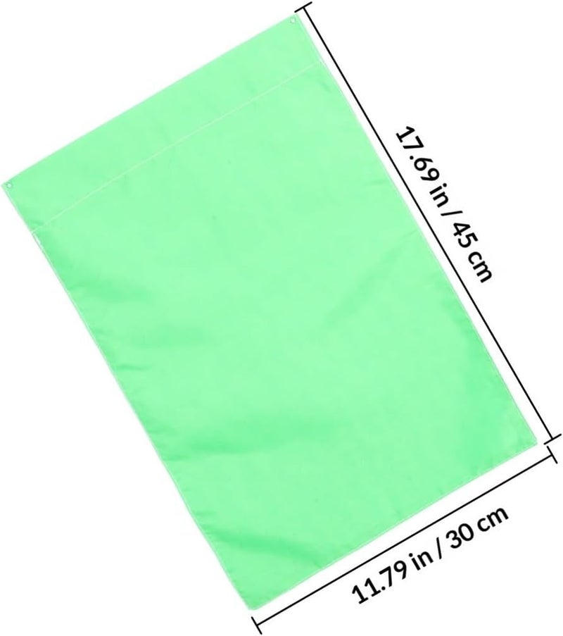 5pcs Double-sided Blank Garden Flags Summer Patio Decoration Bunting Flags Set with 5 Solid Colors for Outdoor Yard and Holiday DIY Craft - Image 2