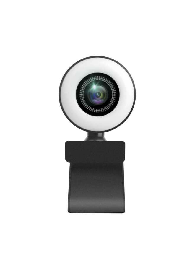 كاميرا ملحقة للضوء، كاميرا USB، ملحق إضاءة LED عبر الإنترنت، كاميرا البث المباشر عبر الإنترنت، كاميرا الكمبيوتر - اللون: 1080P - Image 1